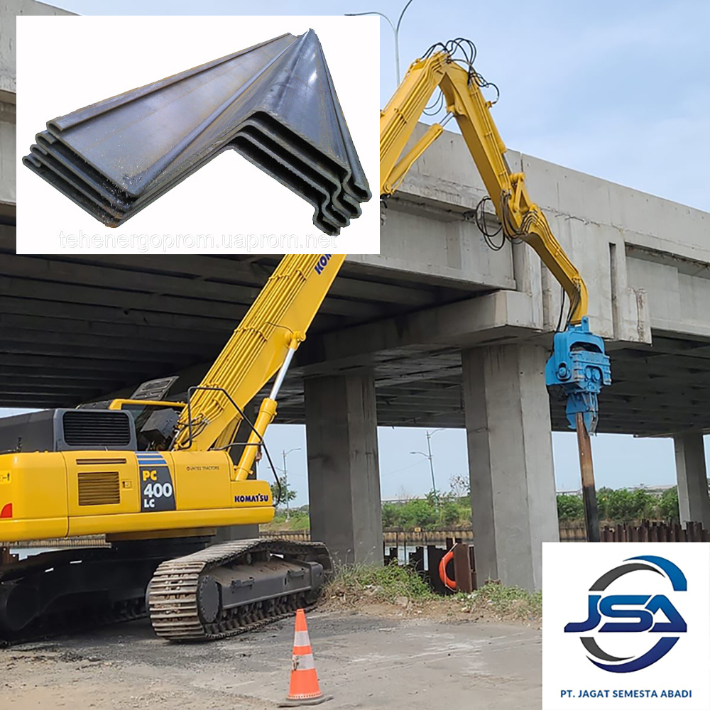 PT. Jagat Semesta Abadi - Sewa Steel Sheet Pile Jakarta. Sewa Steel Sheet Pile Indonesia. Jasa Pancang SSP dan Screwpile Auger Jakarta. Jasa Pancang SSP & Screwpile Auger Indonesia. Sewa Alat Berat Jakarta. Sewa Alat Berat Indonesia. Teknik Sipil. Konstruksi. Menyewakan Peralatan Untuk Pembangunan Gedung dan Jembatan. Pancang Cabut SSP, Infrastruktur, Selling Machines & Light Equipment. Jual Mesin-mesin Berat.